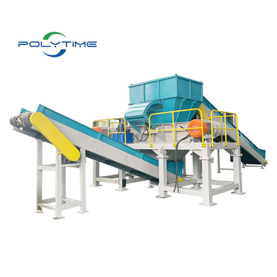 Building material shops wholesale polytime 55 gallon recycling drum shredder and waste plastic crusher machine